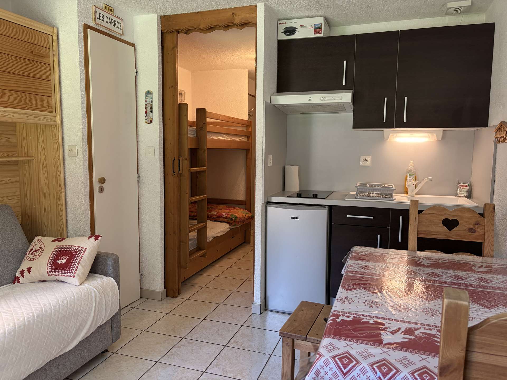 Studio coin montagne avec terrasse 4Pers – Résidence Val Renand